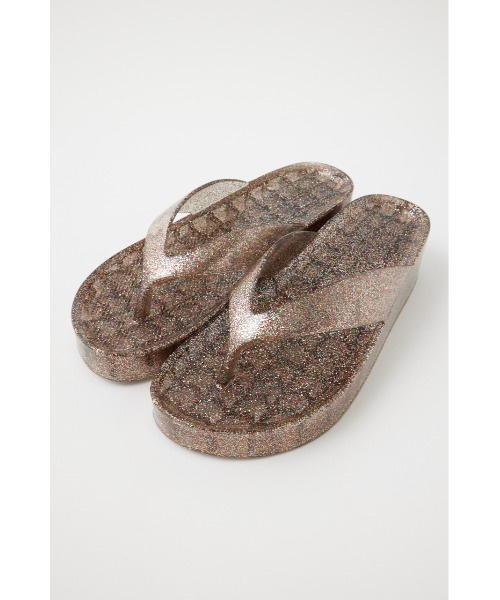 MOUSSY（マウジー）の「CLEAR WEDGE BEACH サンダル（サンダル・レディース・クリア/ブラック/マルチ・MEDIUM/LARGE）」の20枚目の写真