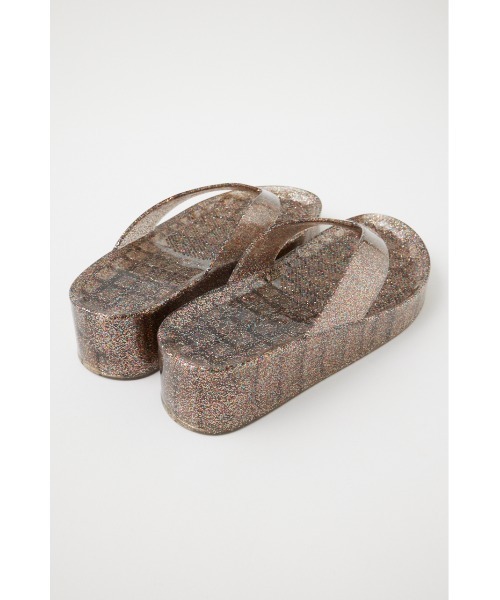 MOUSSY（マウジー）の「CLEAR WEDGE BEACH サンダル（サンダル・レディース・クリア/ブラック/マルチ・MEDIUM/LARGE）」の21枚目の写真