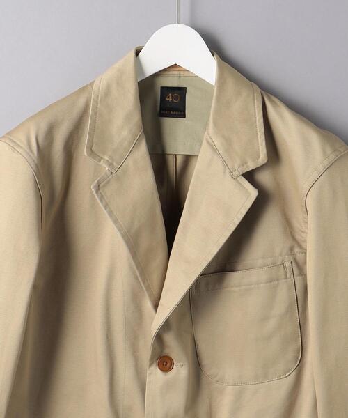 SCYE BASICS(サイベーシックス)の「<SCYE BASICS> チノ ワークジャケット(その他アウター・メンズ・ベージュ/オフホワイト・36/38/40)」の4枚目の写真