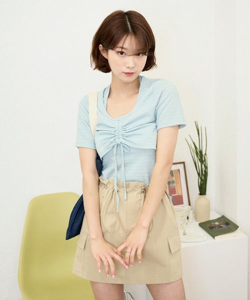 UNE MANSION（ユヌマンション）の「【UNE MADE】UNE MANSION ロゴデニムトートバッグ（トートバッグ・レディース・ブルー系1/ブルー系2/ブルー系3・ONE SIZE）」の7枚目の写真