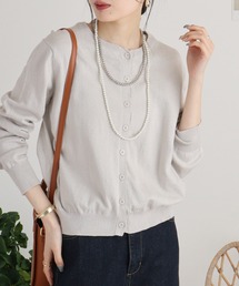 atONE（アットワン）の「atONE クルーネックカーディガン（カーディガン/ボレロ）」