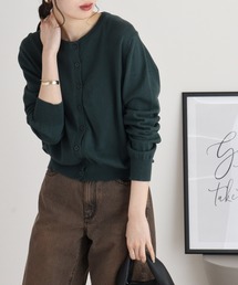 atONE（アットワン）の「atONE クルーネックカーディガン（カーディガン/ボレロ）」