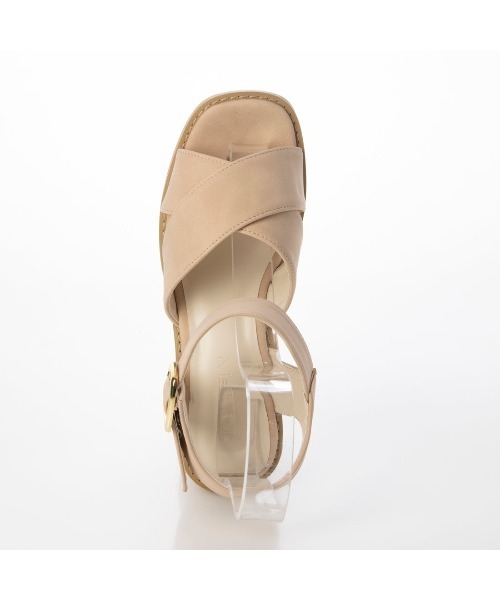 Mafmof（マフモフ）の「Mafmof(マフモフ)ワイドクロスストラップ厚底ボリュームソールサンダル（サンダル・レディース・ブラック/ベージュ/ホワイト・M/S/L/LL）」の15枚目の写真