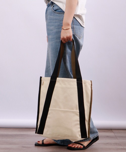 ROOTOTE(ルートート)の「ROOTOTE オーガニックコットンキャンバストートバッグ(トートバッグ・メンズ・アイボリー系1/アイボリー系2/アイボリー系3/アイボリー系・FREE)」の15枚目の写真