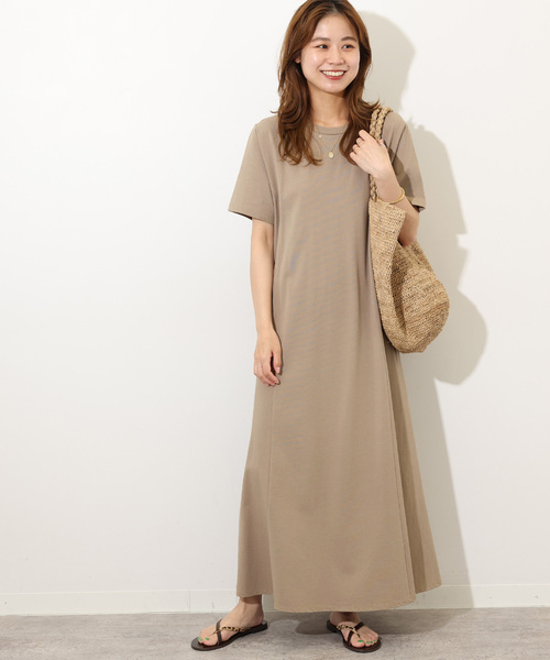 JOURNAL STANDARD relume（ジャーナルスタンダード　レリューム）の「フレアワンピース（ワンピース・レディース・ブラック/ベージュ・FREE）」の2枚目の写真