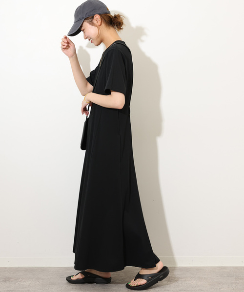 JOURNAL STANDARD relume（ジャーナルスタンダード　レリューム）の「フレアワンピース（ワンピース・レディース・ブラック/ベージュ・FREE）」の5枚目の写真