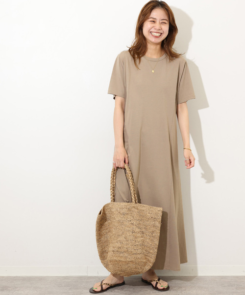 JOURNAL STANDARD relume（ジャーナルスタンダード　レリューム）の「フレアワンピース（ワンピース・レディース・ブラック/ベージュ・FREE）」の6枚目の写真