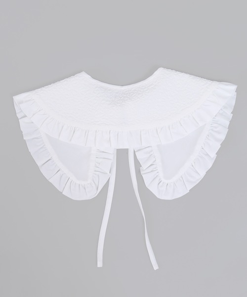 WC(ダブル シー)の「フクレフリル付け襟(付け襟・レディース・ホワイト/ブラック・FREE)」の18枚目の写真