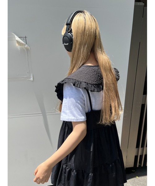 WC(ダブル シー)の「フクレフリル付け襟(付け襟・レディース・ホワイト/ブラック・FREE)」の12枚目の写真