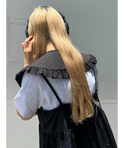 WC(ダブル シー)の「フクレフリル付け襟(付け襟・レディース・ホワイト/ブラック・FREE)」の13枚目の写真