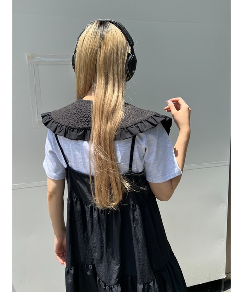 WC(ダブル シー)の「フクレフリル付け襟(付け襟・レディース・ホワイト/ブラック・FREE)」の14枚目の写真