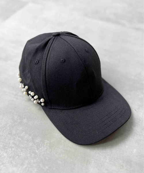 PICCIN（ピッチン）の「ビジュー付きキャップ（キャップ）」 - WEAR
