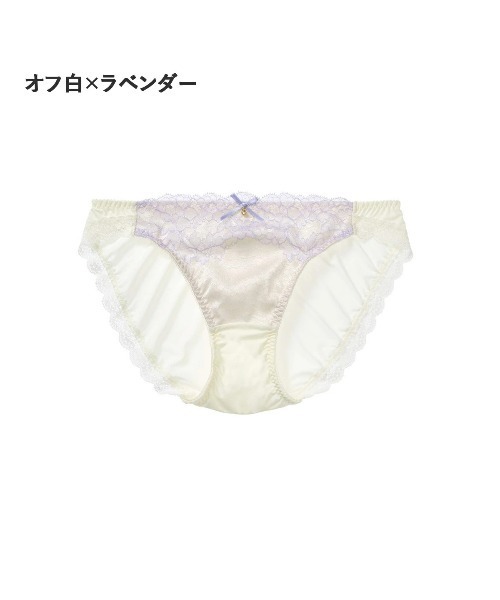 tutuanna（チュチュアンナ）の「ショーツレディース[育乳]ネオアドアステラフルショーツ（ショーツ・レディース・ホワイト×グリーン/ブラック/シルバーグレー/ピンク/レッド/クリーム/ネイビー/オフホワイト/チャコール/グリーン/ホワイト系その他/ダークグリーン/パープル・M/L/LL）」の14枚目の写真