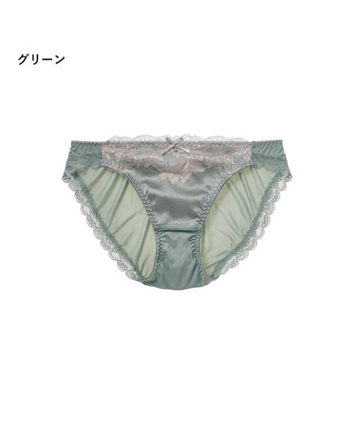 tutuanna（チュチュアンナ）の「ショーツレディース[育乳]ネオアドアステラフルショーツ（ショーツ・レディース・ホワイト×グリーン/ブラック/シルバーグレー/ピンク/レッド/クリーム/ネイビー/オフホワイト/チャコール/グリーン/ホワイト系その他/ダークグリーン・M/L/LL）」の16枚目の写真