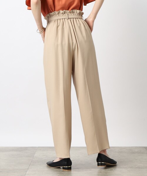 grove（グローブ）の「◆リネンライクが高見え清涼感！ベルト付きパンツ（その他パンツ・レディース・モカ/ブルー/ベージュ・02/03/01/05/04）」の9枚目の写真