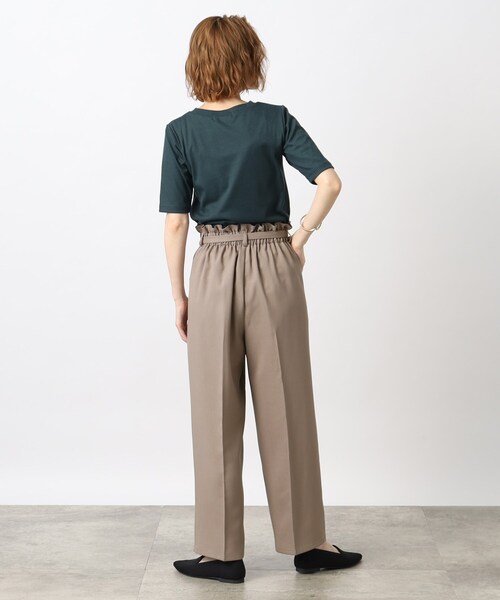 grove（グローブ）の「◆リネンライクが高見え清涼感！ベルト付きパンツ（その他パンツ・レディース・モカ/ブルー/ベージュ・02/03/01/05/04）」の20枚目の写真