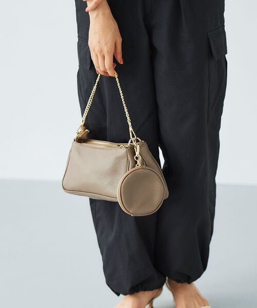 le.coeur blanc（ルクールブラン）の「AULENTTI 3WAYショルダー（ショルダーバッグ・レディース・ダークブラウン/ベージュ・FREE）」の13枚目の写真