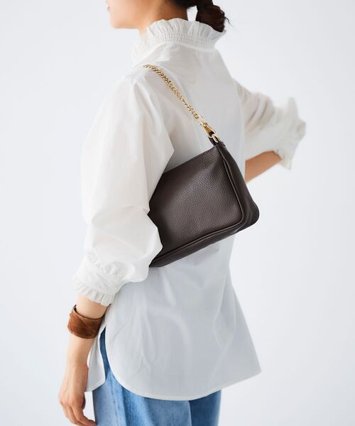 le.coeur blanc（ルクールブラン）の「AULENTTI 3WAYショルダー（ショルダーバッグ・レディース・ダークブラウン/ベージュ・FREE）」の18枚目の写真