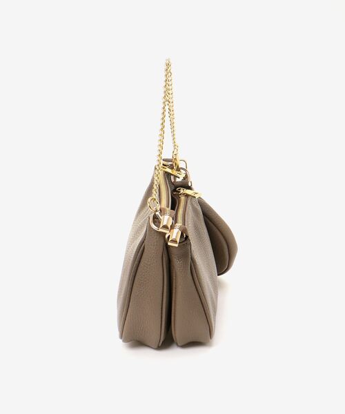 le.coeur blanc（ルクールブラン）の「AULENTTI 3WAYショルダー（ショルダーバッグ・レディース・ダークブラウン/ベージュ・FREE）」の12枚目の写真