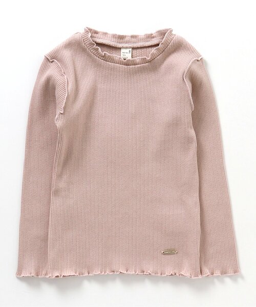 apres les cours（アプレレクール）の「メロウリブTシャツ（Tシャツ/カットソー・キッズ・アイボリー/レッド/その他3/ブルー/ブラック/その他2/ピンク・80/90/120/130/100/110/140）」の5枚目の写真