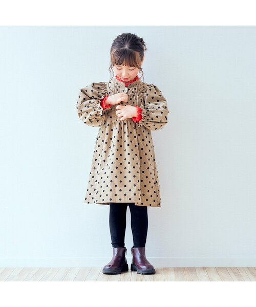 apres les cours（アプレレクール）の「メロウリブTシャツ（Tシャツ/カットソー・キッズ・アイボリー/レッド/その他3/ブルー/ブラック/その他2/ピンク・80/90/120/130/100/110/140）」の14枚目の写真