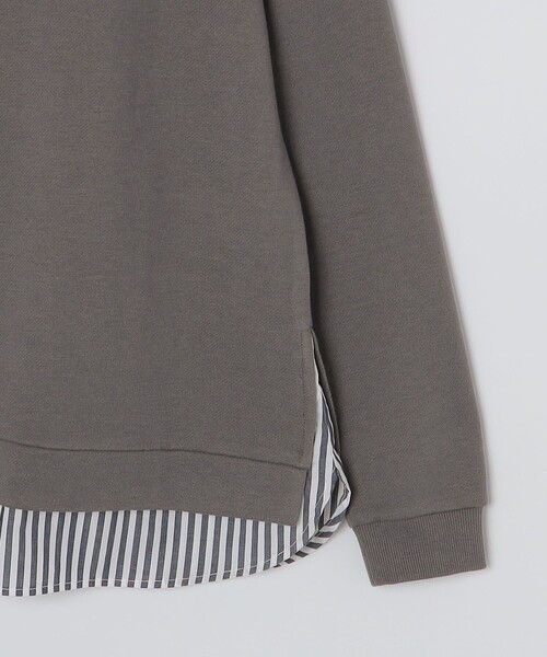 SHIPS(シップス)の「*SHIPS: シャツ レイヤード クルーネック スウェット(スウェット・メンズ・ネイビー/ベージュ/グレー・SMALL/X-LARGE/LARGE/MEDIUM)」の22枚目の写真