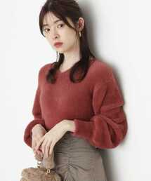 PROPORTION BODY DRESSING | ショート丈フェザーニット / 1213270919(ニット/セーター)