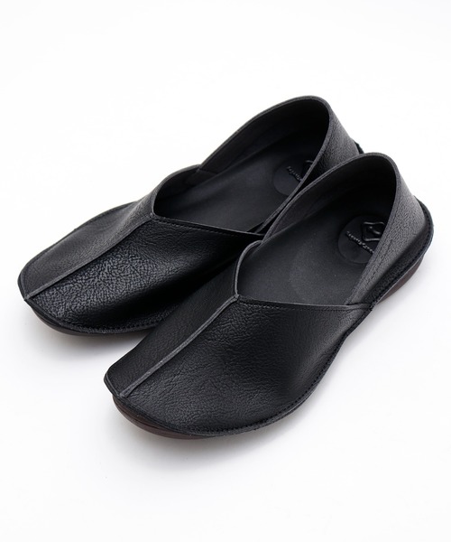 Re:getA(リゲッタ)の「Vカットデザインバブーシュ(バレエシューズ・レディース・ブラック/アイボリー/ダークブラウン・M/S)」の10枚目の写真
