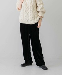かぐれ | シルクレーヨンベルベットパンツ(その他パンツ)