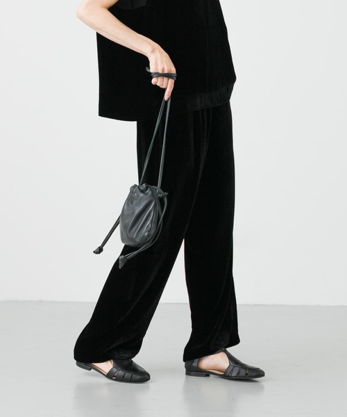 かぐれ（カグレ）の「シルクレーヨンベルベットパンツ（その他パンツ・レディース・ブラック・FREE）」の16枚目の写真