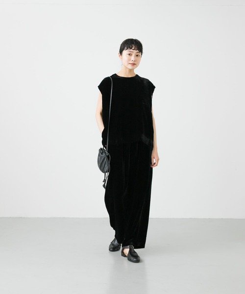 かぐれ（カグレ）の「シルクレーヨンベルベットパンツ（その他パンツ・レディース・ブラック・FREE）」の17枚目の写真