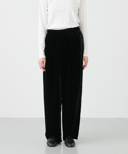 かぐれ（カグレ）の「シルクレーヨンベルベットパンツ（その他パンツ・レディース・ブラック・FREE）」の20枚目の写真