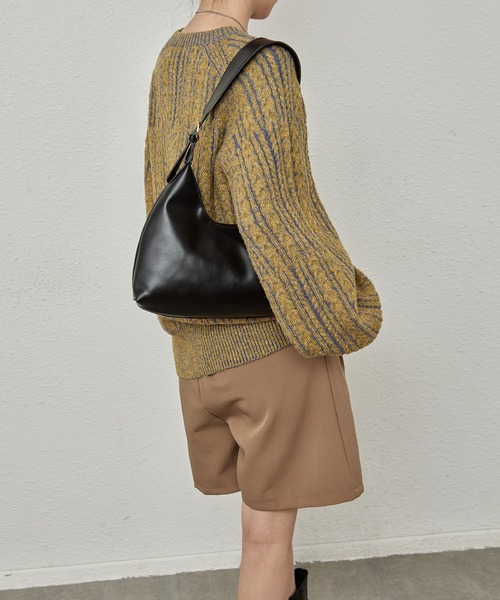 LA VORAGINE（ラ ヴォラジネ）の「ワンハンドルショルダーバッグ（ショルダーバッグ・レディース・ベージュ/ブラック/アイボリー・FREE）」の6枚目の写真