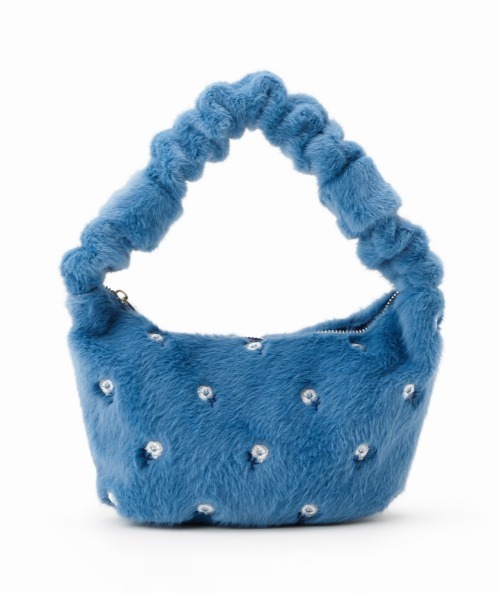 Casselini（キャセリーニ）の「Casselini(キャセリーニ)フラワー刺繍バッグ（ハンドバッグ・レディース・オレンジ/オフホワイト/ブルー・FREE）」の14枚目の写真