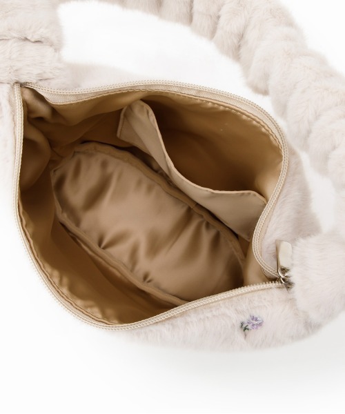 Casselini（キャセリーニ）の「Casselini(キャセリーニ)フラワー刺繍バッグ（ハンドバッグ・レディース・オレンジ/オフホワイト/ブルー・FREE）」の8枚目の写真