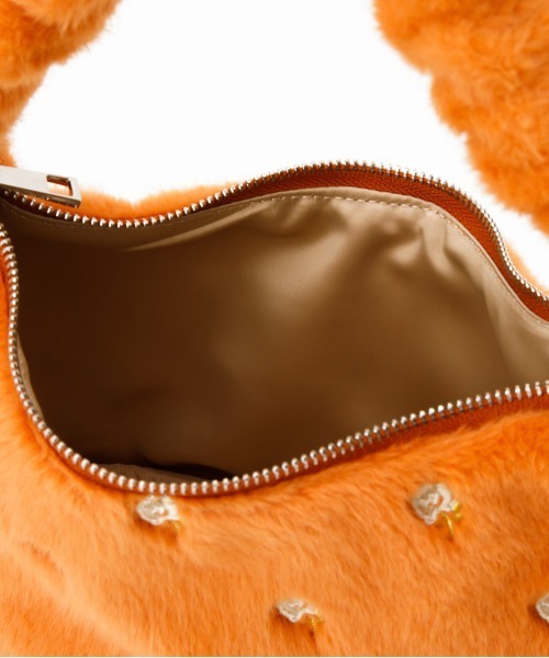 Casselini（キャセリーニ）の「Casselini(キャセリーニ)フラワー刺繍バッグ（ハンドバッグ・レディース・オレンジ/オフホワイト/ブルー・FREE）」の21枚目の写真