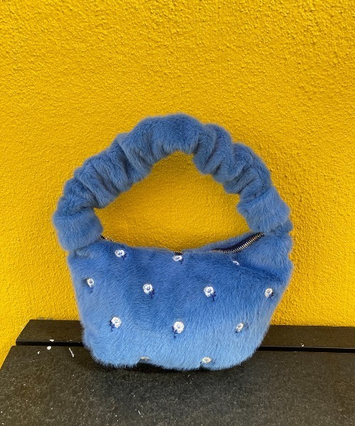 Casselini（キャセリーニ）の「Casselini(キャセリーニ)フラワー刺繍バッグ（ハンドバッグ・レディース・オレンジ/オフホワイト/ブルー・FREE）」の16枚目の写真