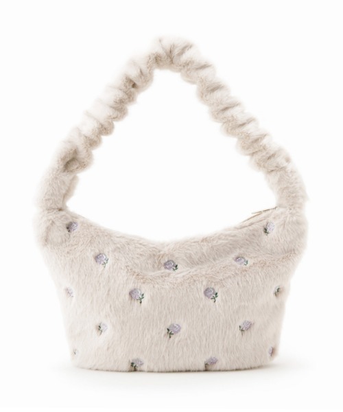 Casselini（キャセリーニ）の「Casselini(キャセリーニ)フラワー刺繍バッグ（ハンドバッグ・レディース・オレンジ/オフホワイト/ブルー・FREE）」の20枚目の写真