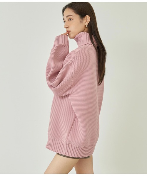 ANAP（アナップ）の「モチモチタートルネックニットトップス（ニット