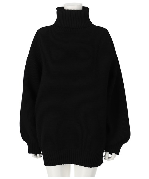 ANAP（アナップ）の「モチモチタートルネックニットトップス（ニット/セーター・レディース・ブラウン/ベビーピンク/ブラック/ネイビー/アイボリー・FREE）」の22枚目の写真