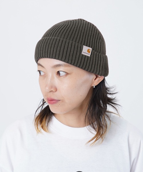 Carhartt WIP(カーハートダブリューアイピー)の「carhartt WIP BANKS BEANIE I032220(ニットキャップ/ビーニー・メンズ・ベージュ/グリーン/ブラック・ONE SIZE)」の10枚目の写真