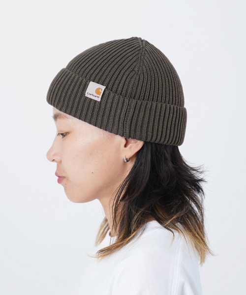 Carhartt WIP(カーハートダブリューアイピー)の「carhartt WIP BANKS BEANIE I032220(ニットキャップ/ビーニー・メンズ・ベージュ/グリーン/ブラック・ONE SIZE)」の9枚目の写真