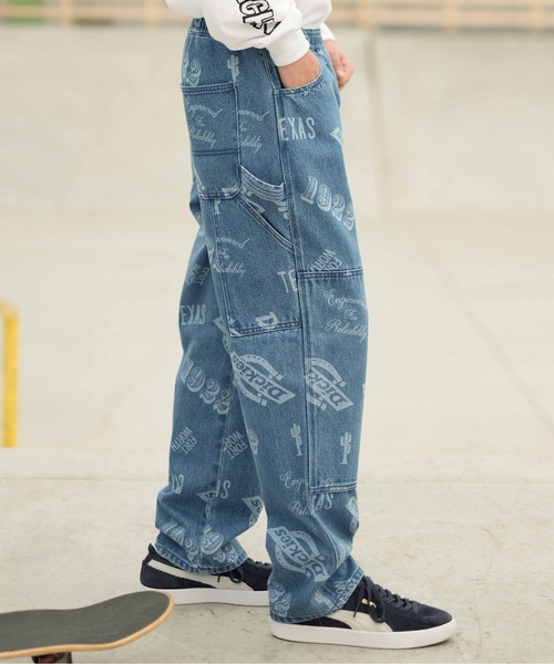 Dickies(ディッキーズ)の「Dickies/ディッキーズ パンツ デニム ワイドシルエット ムラサキスポーツ別注 80233000(デニムパンツ・メンズ・ブラック/ブルー・L/M/S)」の4枚目の写真