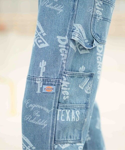 Dickies(ディッキーズ)の「Dickies/ディッキーズ パンツ デニム ワイドシルエット ムラサキスポーツ別注 80233000(デニムパンツ・メンズ・ブラック/ブルー・L/M/S)」の6枚目の写真