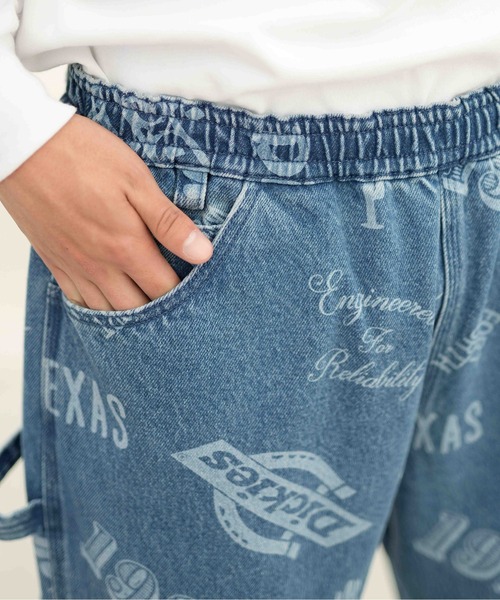 Dickies(ディッキーズ)の「Dickies/ディッキーズ パンツ デニム ワイドシルエット ムラサキスポーツ別注 80233000(デニムパンツ・メンズ・ブラック/ブルー・L/M/S)」の7枚目の写真