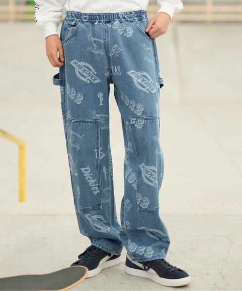 Dickies(ディッキーズ)の「Dickies/ディッキーズ パンツ デニム ワイドシルエット ムラサキスポーツ別注 80233000(デニムパンツ・メンズ・ブラック/ブルー・L/M/S)」の3枚目の写真