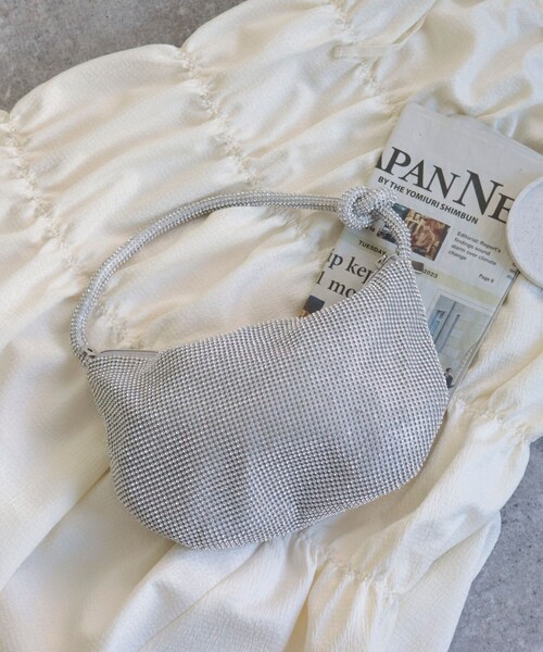 fredy emue（フレディエミュ）の「ラインストーン三日月2wayショルダーバッグ（ショルダーバッグ・レディース・ブロンズ/シルバー・FREE）」の9枚目の写真