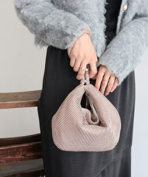 fredy emue（フレディエミュ）の「ラインストーン三日月2wayショルダーバッグ（ショルダーバッグ・レディース・ブロンズ/シルバー・FREE）」の10枚目の写真