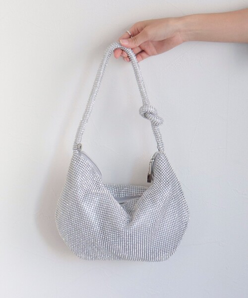 fredy emue（フレディエミュ）の「ラインストーン三日月2wayショルダーバッグ（ショルダーバッグ・レディース・ブロンズ/シルバー・FREE）」の14枚目の写真