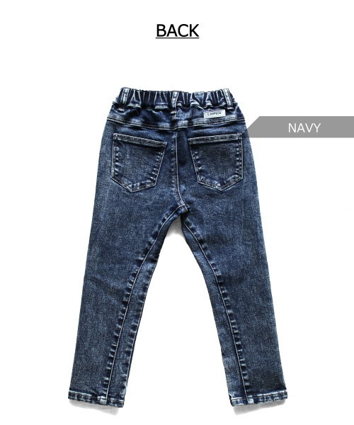 L.COPECK（エルコペック）の「加工ハイブリッドデニムパンツ（デニムパンツ・キッズ・ブルー/ネイビー/ブルー系・130cm/120cm/110cm/140cm/100cm）」の14枚目の写真